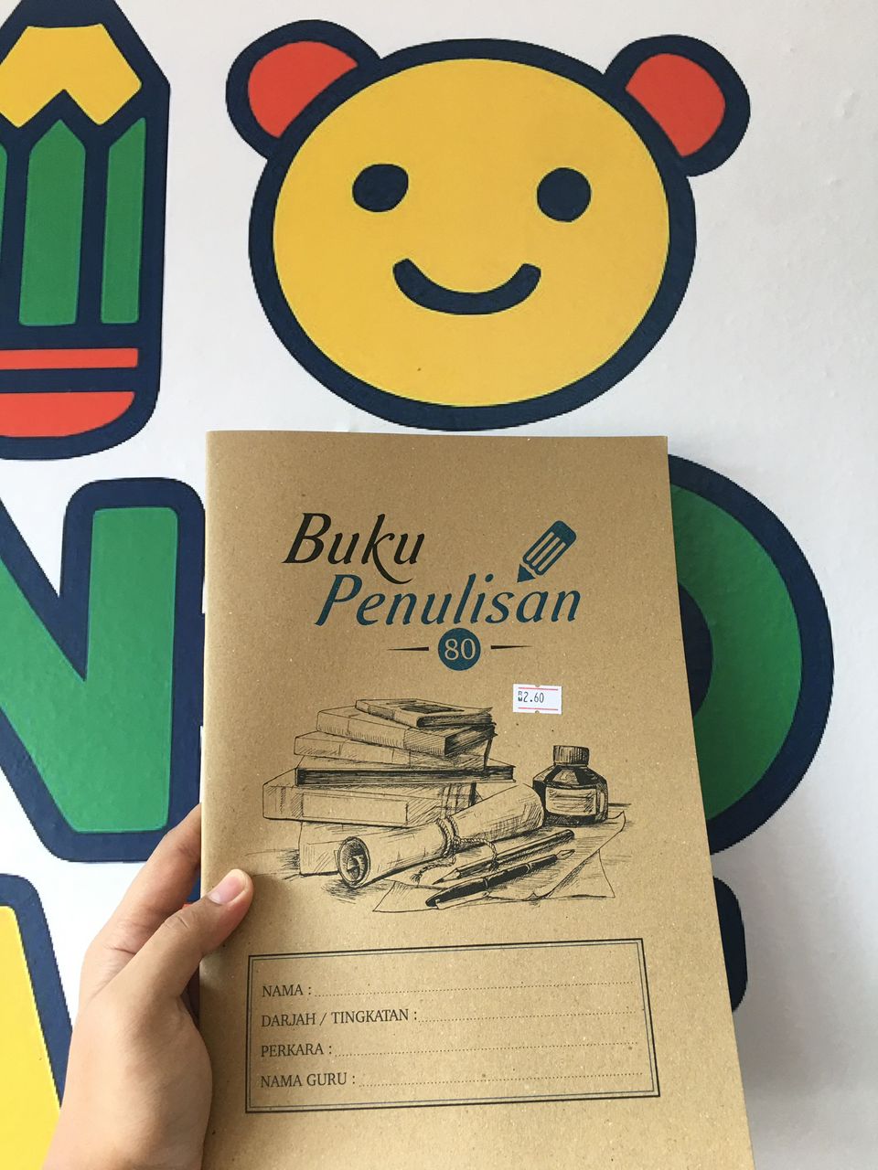 A4 BUKU PENULISAN - KRAFT SB