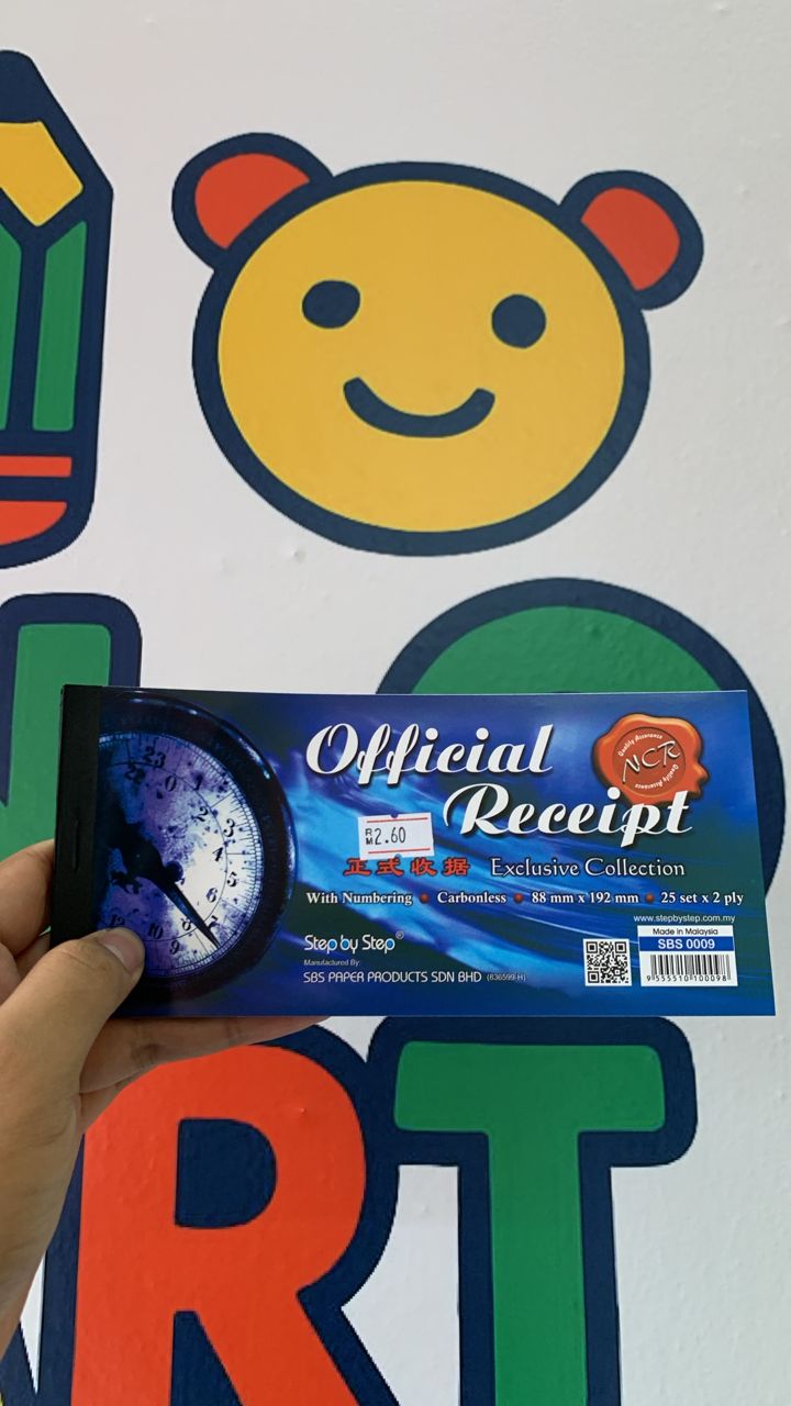OFFICIAL RECEIPT BOOK NCR 2 X 25's
