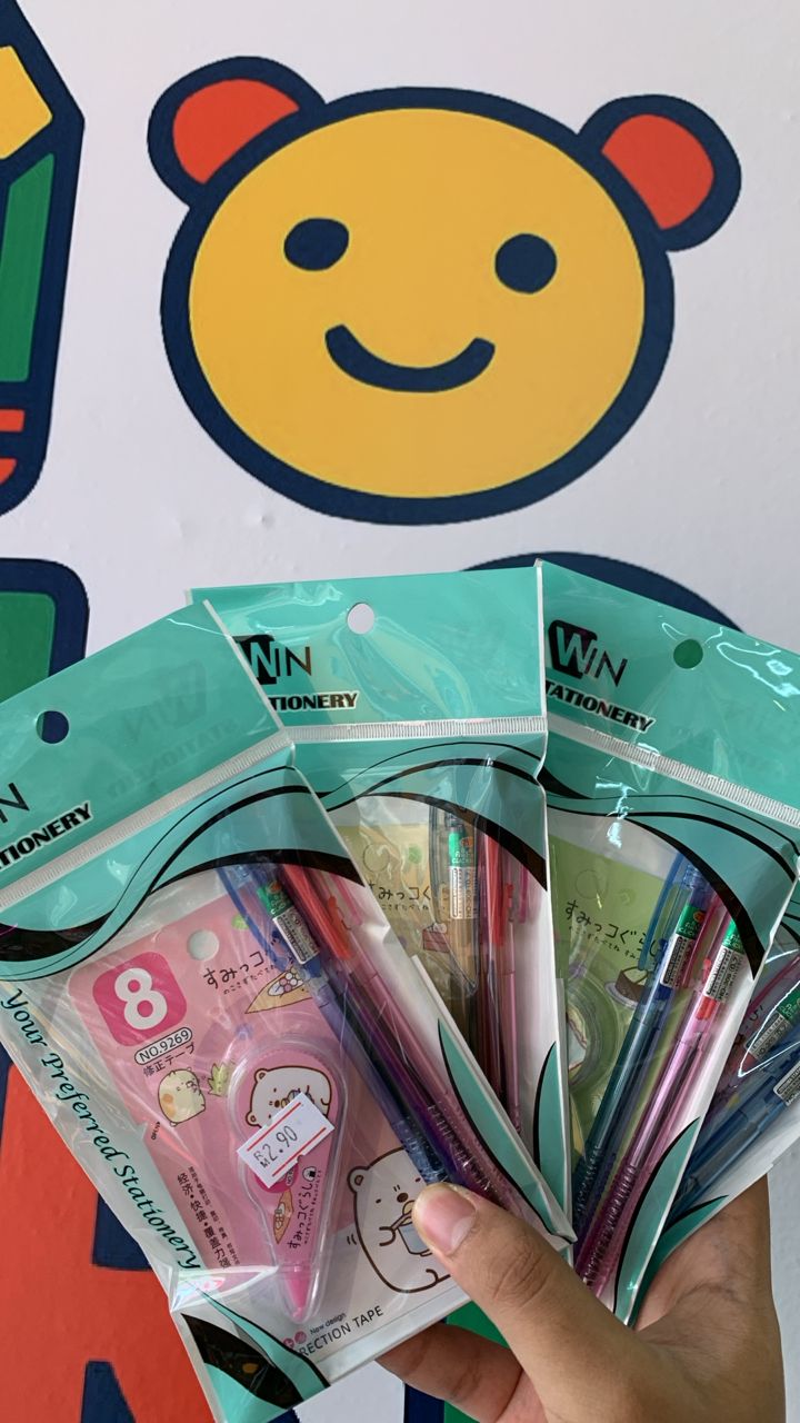 WIN CORRECTION TAPE + BALL PEN � Mix