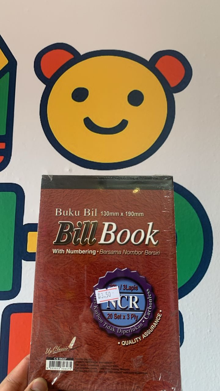NCR BILL BOOK 5 X 8 - 3 Ply