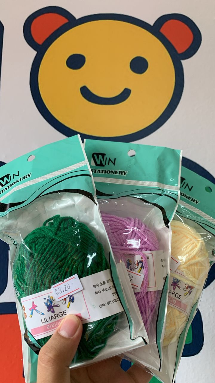 KRAFT SET- YARN ( ASST COLOR )