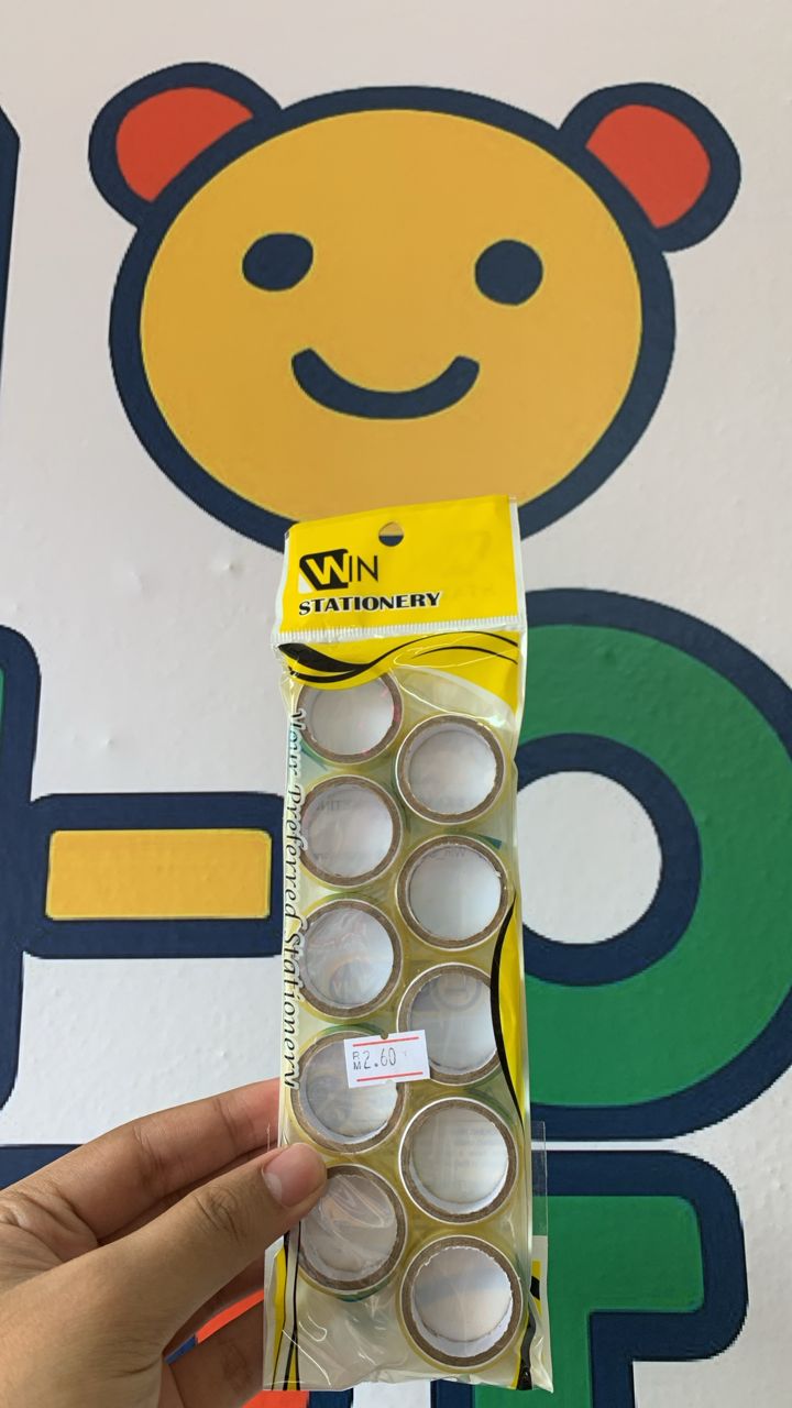STATIONERY TAPE 12MM X 2.5M